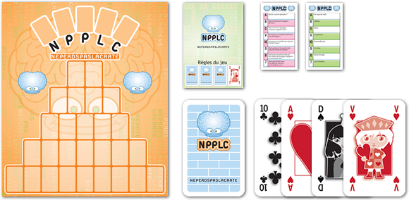 Plateau et cartes du jeu NPPLC